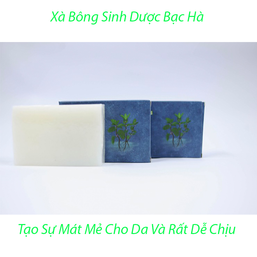 Xà Bông Sinh Dược Bạc Hà Sạch Khuẩn, Tạo Cảm Giác Tươi Mát