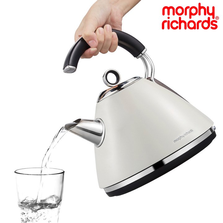 Ấm đun nước siêu tốc cao cấp Morphy Richards MR7456A 1.5L 1850W - Hàng Nhập Khẩu