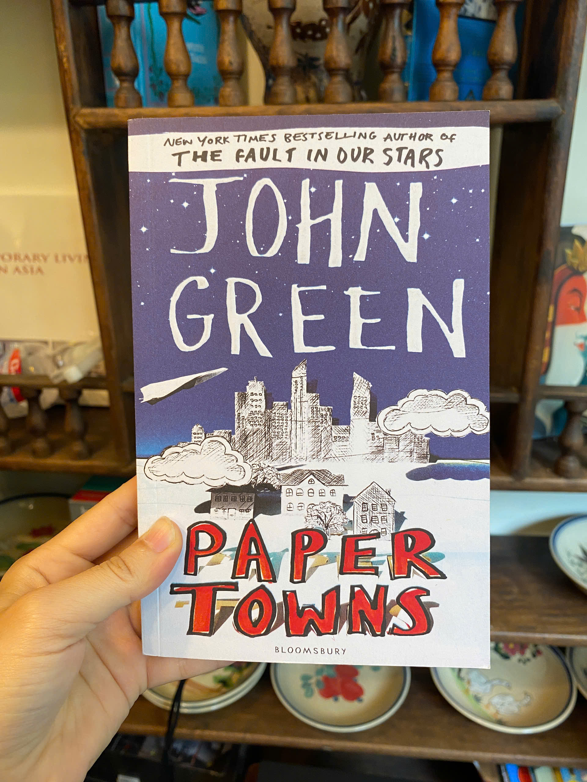 Sách - Paper Towns by John Green (New York Times Bestselling Author) | Young Adult Romance Book