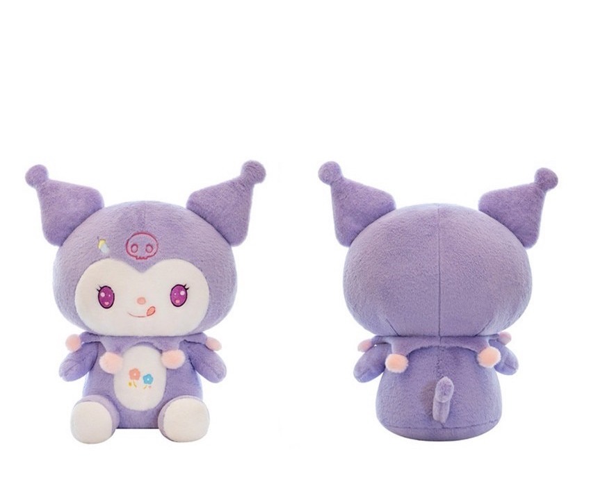 Thú bông thỏ melody kuromi tím - Size từ 26cm đến 60cm - Quà tặng gấu bông thỏ siêu dễ thương - Gối ôm mềm mịn cho bé