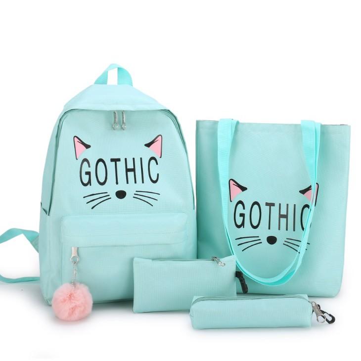 BỘ 4 MÓN BALO TÚI XÁCH GOTHIC CAO CẤP