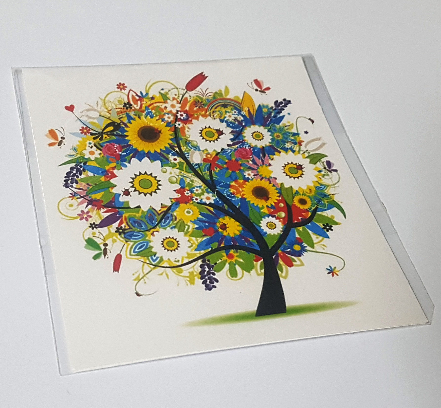Thiệp in hình cây phong cách làm card quà cám ơn ,chúc mừng sinh nhật và giử tặng người thân yêu.