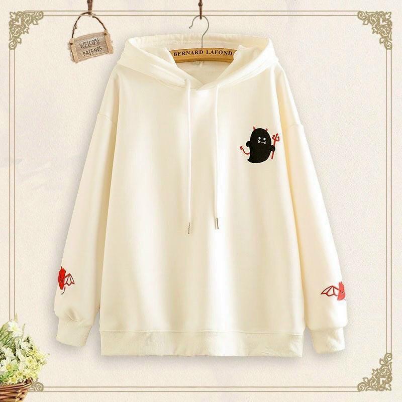 Áo Hoodie Nỉ NAM NỮ NỈ SIÊU HOT In hình Ma siêu xinh , dễ thương MC83
