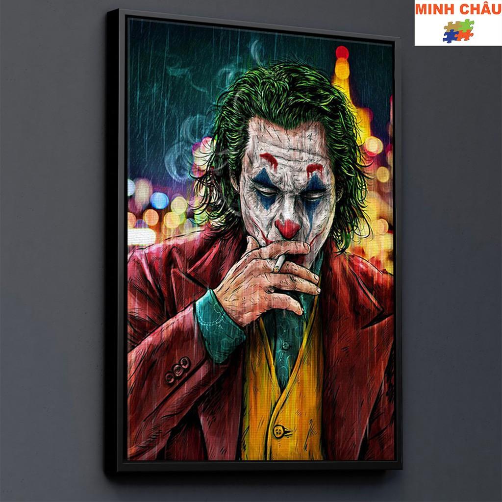 Tranh Canvas | Tranh treo tường trang trí SIÊU ANH HÙNG - THE JOKER 5