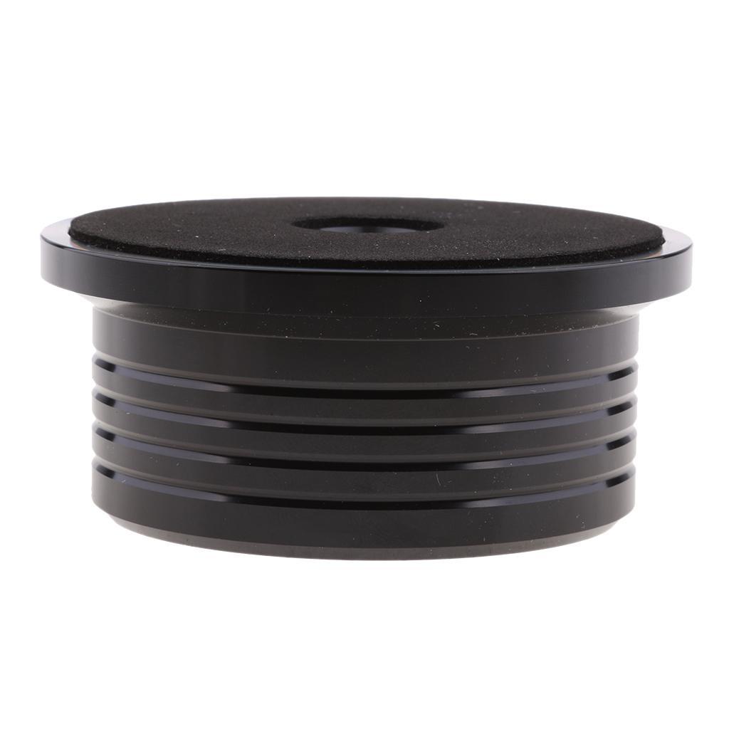 Record Weight LP Disc Stabilizer Turntable Vinyl Clamp with Cleaning Brush