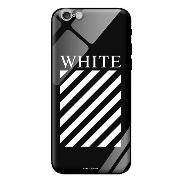 Ốp kính cường lực cho iPhone 6 Trắng - Hàng chính hãng