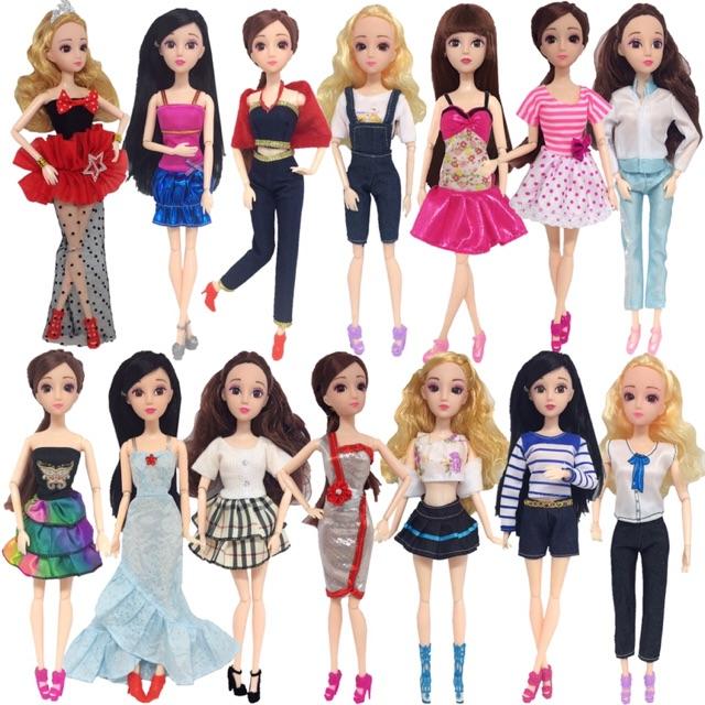 Quần áo búp bê - bộ 20 ngẫu nhiên