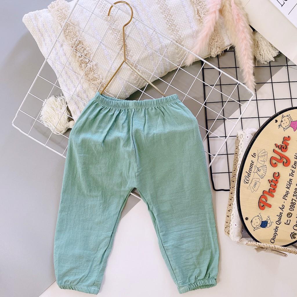 Sale !!! Quần Lửng Thô Đũi Mềm Cho Bé ( Size 7-17kg)(SP001551 ) Shop Phúc Yến