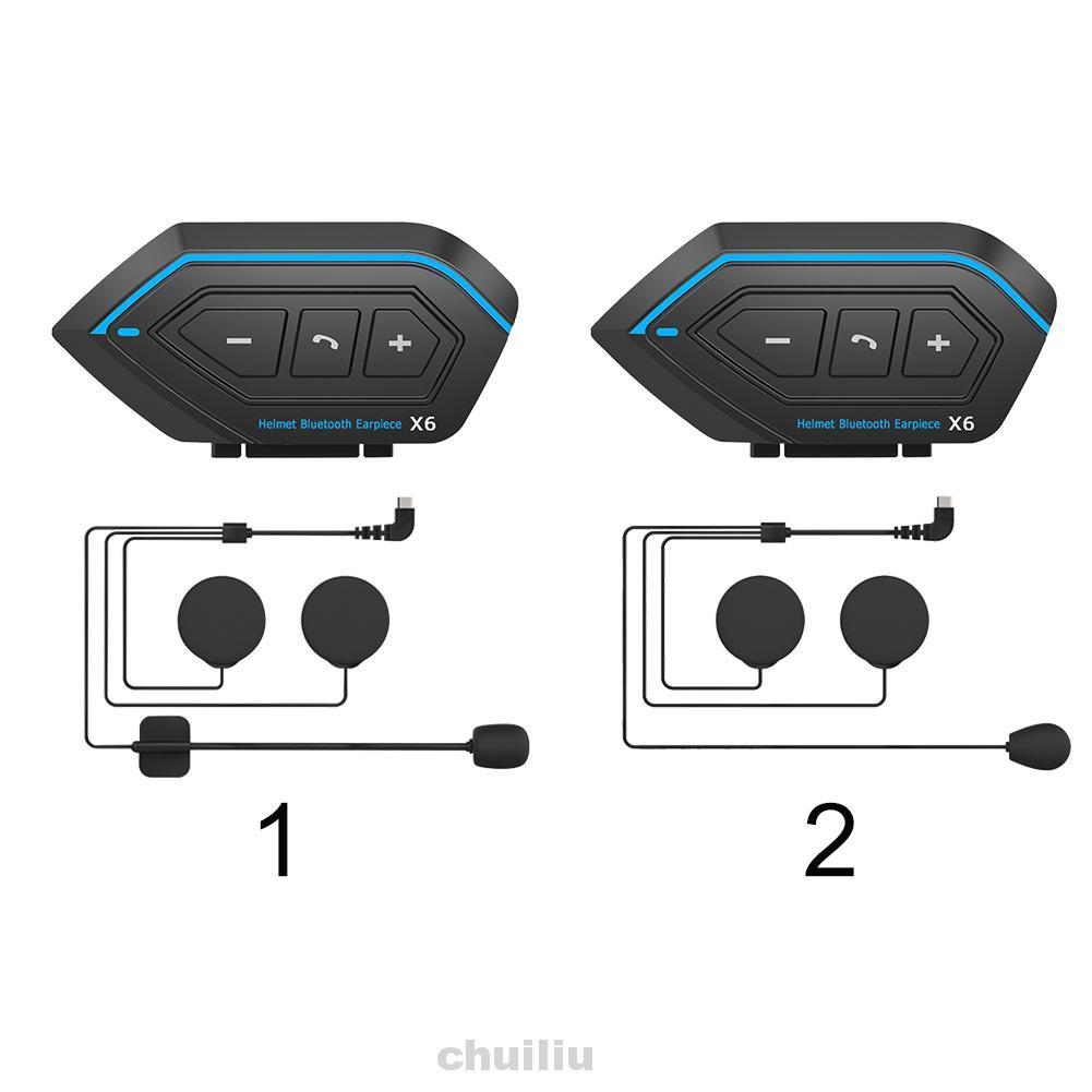 Tai Nghe Bluetooth 5.0 Chống Ồn Gắn Mũ Bảo Hiểm Kèm Phụ Kiện