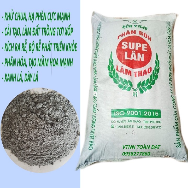 Phân Lân Đơn Bón Lót, Kích Rễ Cho Cây Trồng - Túi 1 Kg