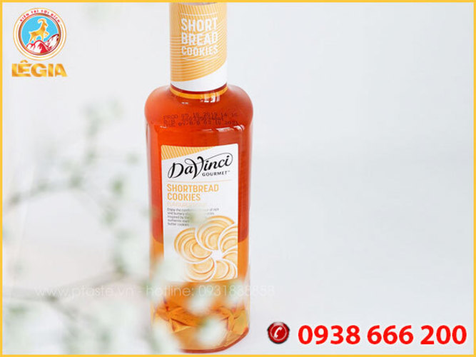 Siro DAVINCI Bánh Quy Bơ 750ml