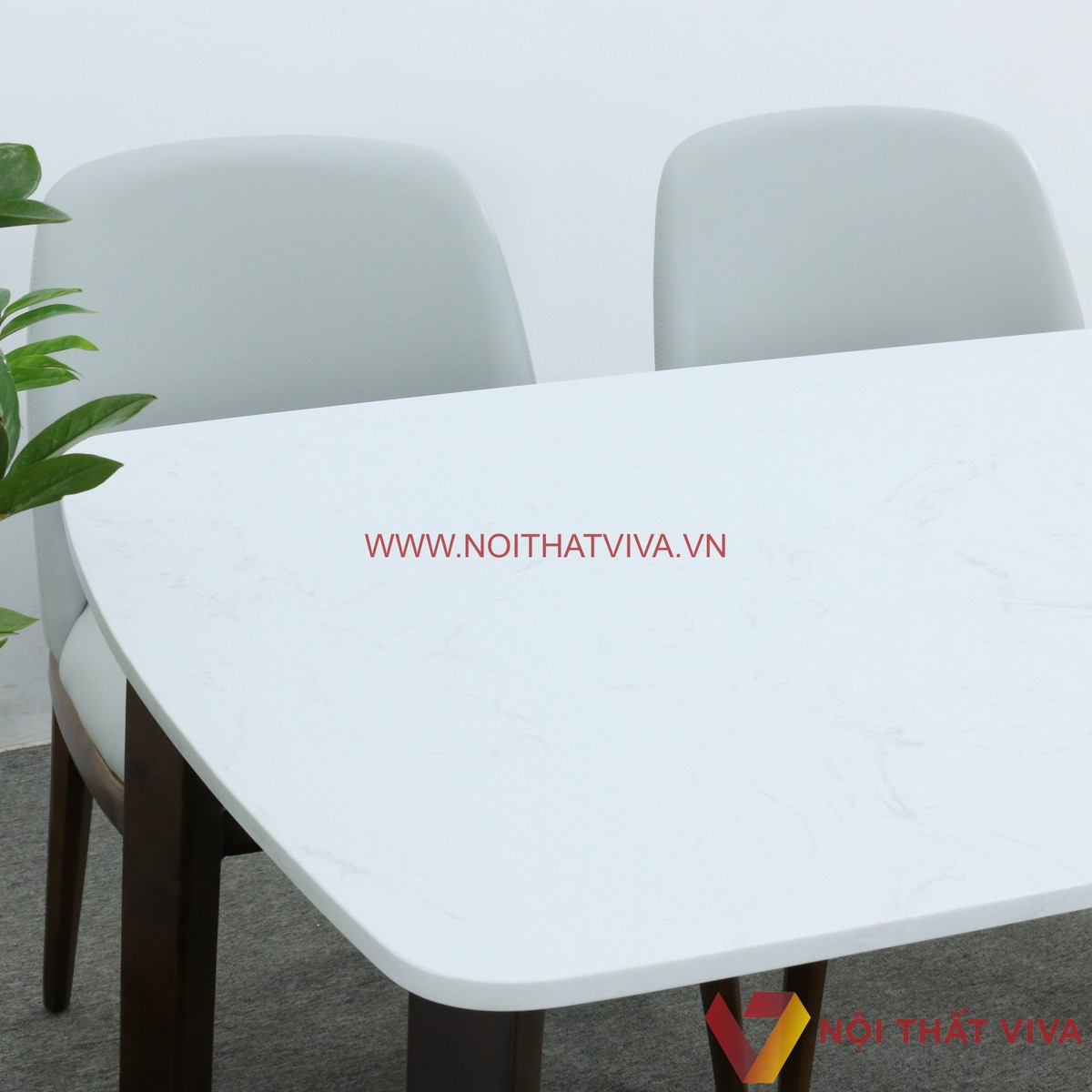 Bộ Bàn Ăn Concorde Ghế Grace Gỗ Cao Su Mặt Đá Hoa Cương Cao Cấp Giá Rẻ