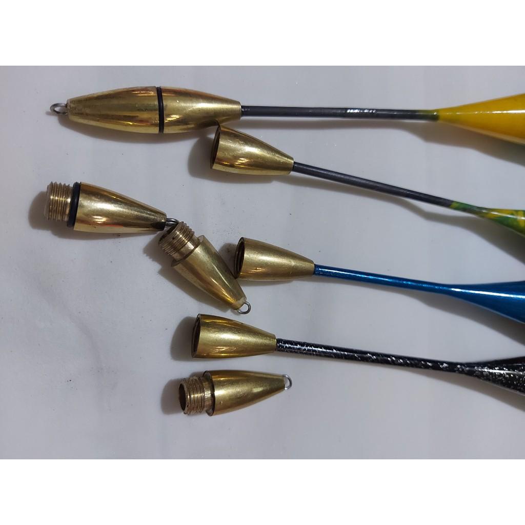 Phao lục chân đồng 2 ngọn siêu đẹp.phao câu lục