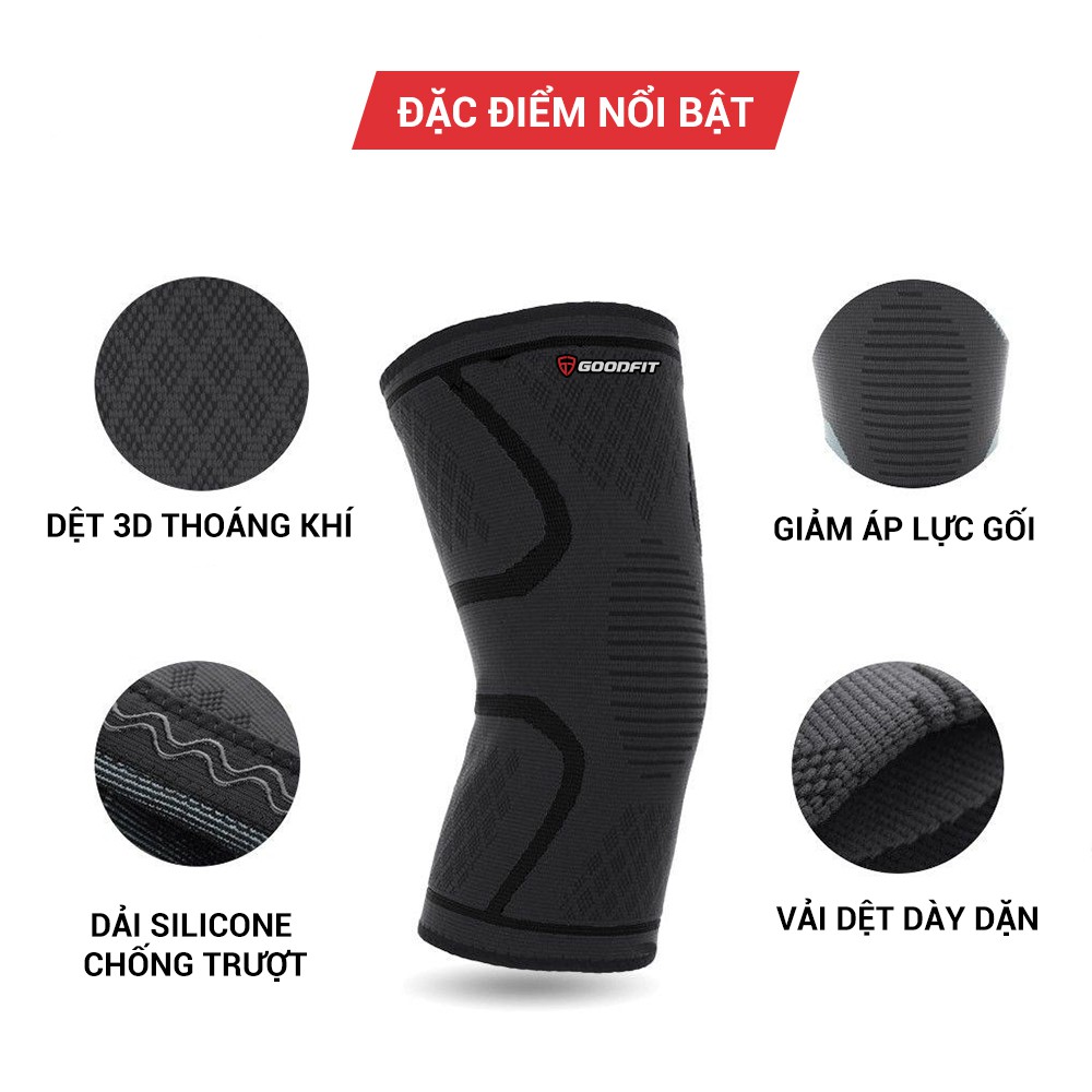 Băng gối, bó gối thể thao đàn hồi GoodFit GF518K