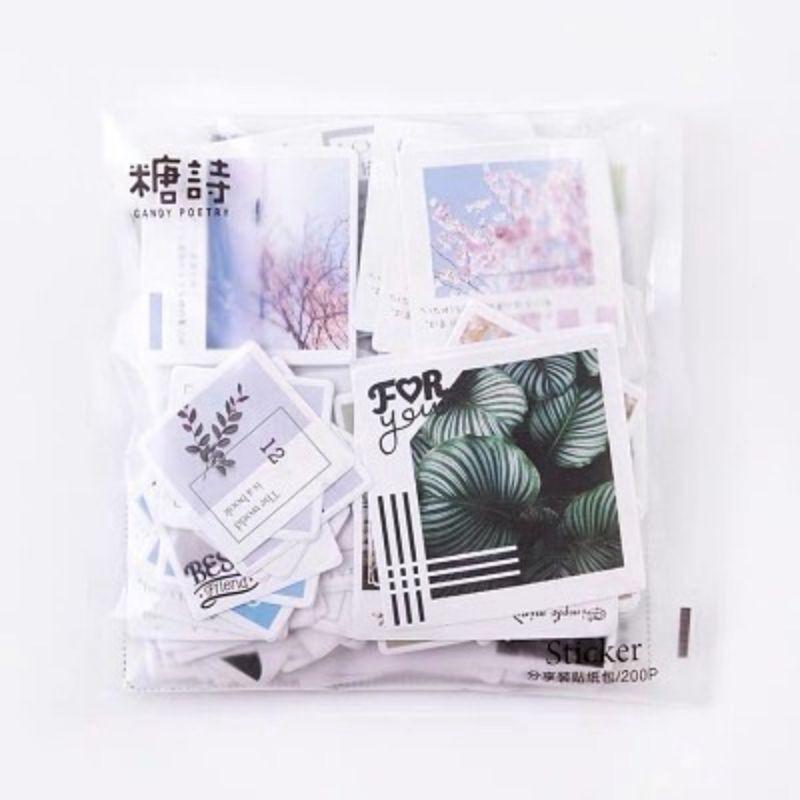 SET 50 STICKER DECOR