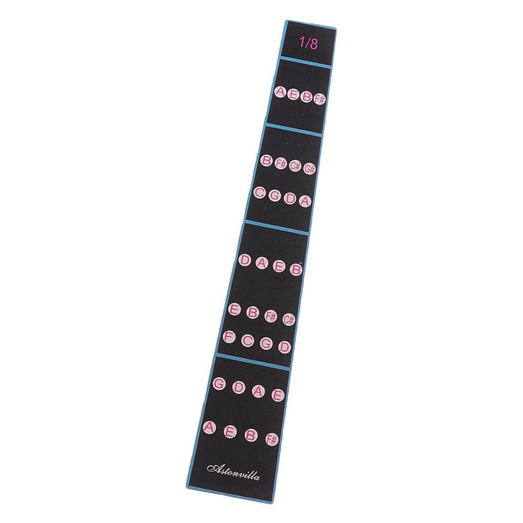2- 1 Violin Fiddle Fingerboard Intonation Chart Stickers Fingering Labels