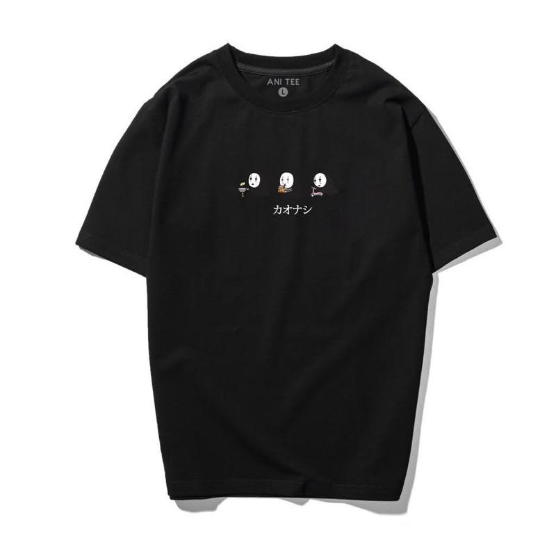 Áo Thun Vô Diện Hoạt Họa Form Rộng Cotton 100% - No Face
