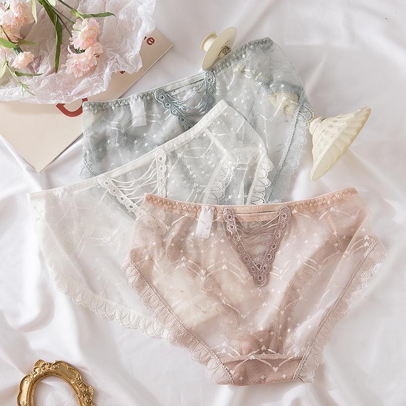 Quần lót nữ ren sexy gợi cảm kháng khuẩn cao cấp QLN30