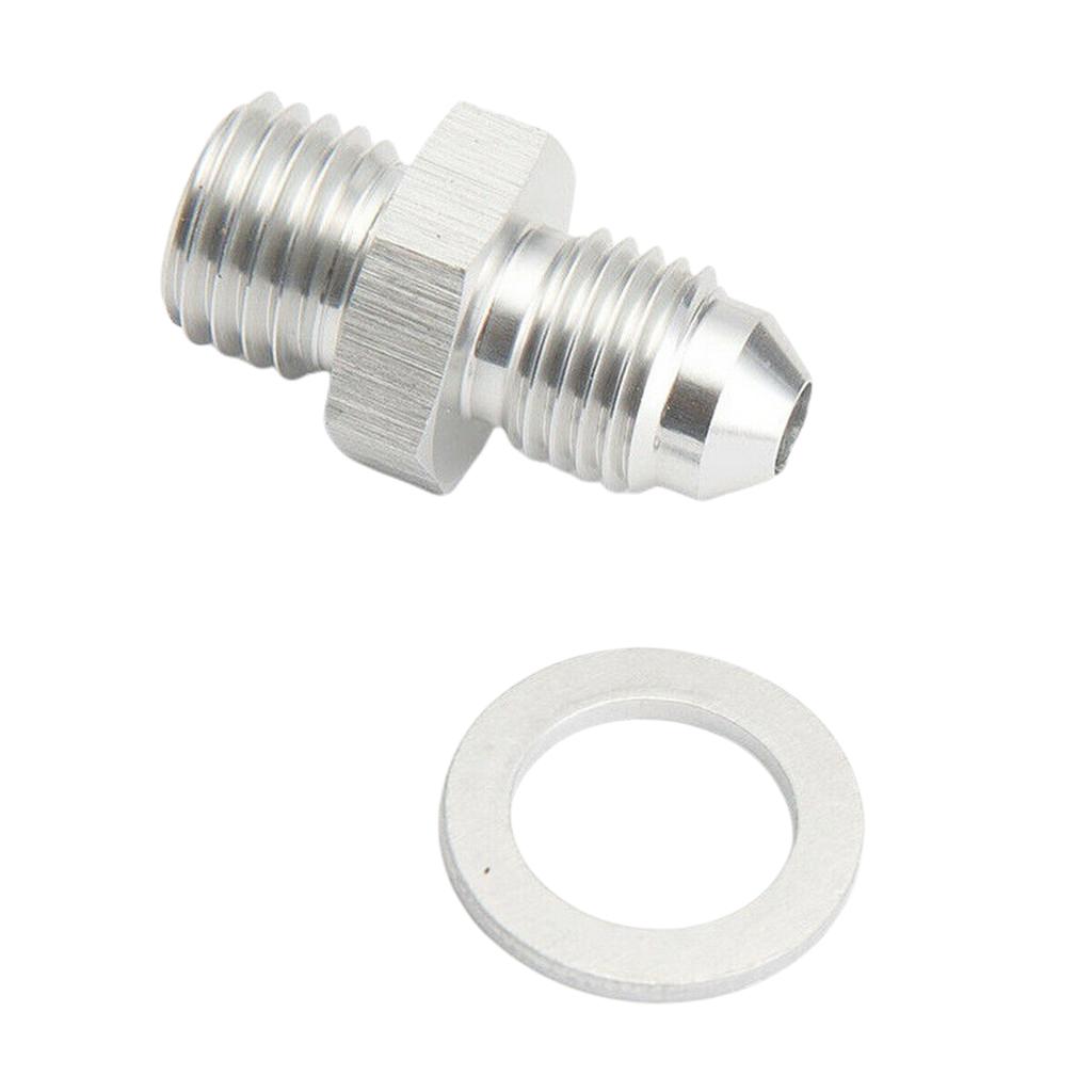 M12x1.5 to AN-4 Oil Feed Adapter 1.5mm Restrictor Adaptor for VOLVO Turbocharger