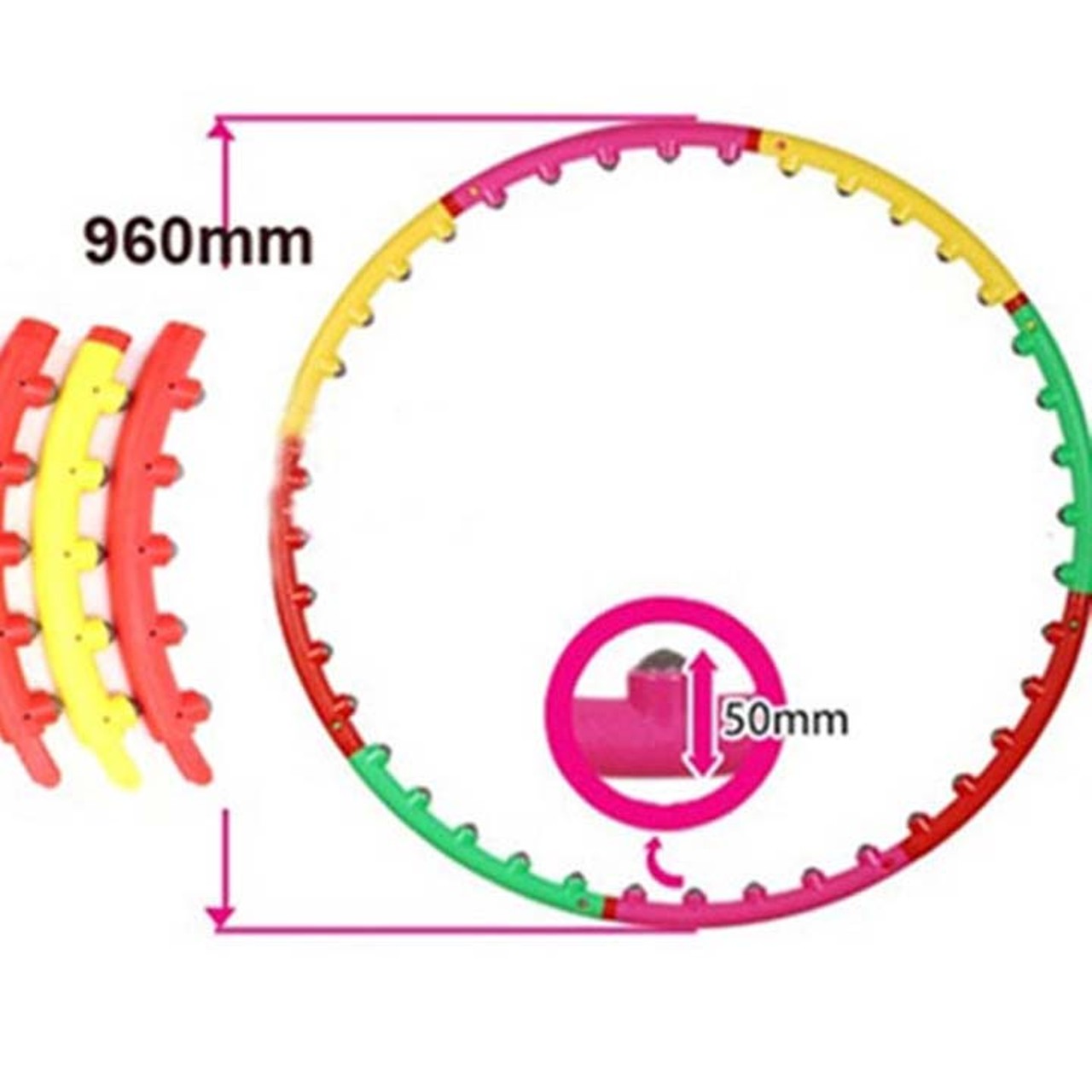 Vòng Lắc Eo Giảm Mỡ Bụng Giá Tốt + Dây Nhảy Thể Dục 2M