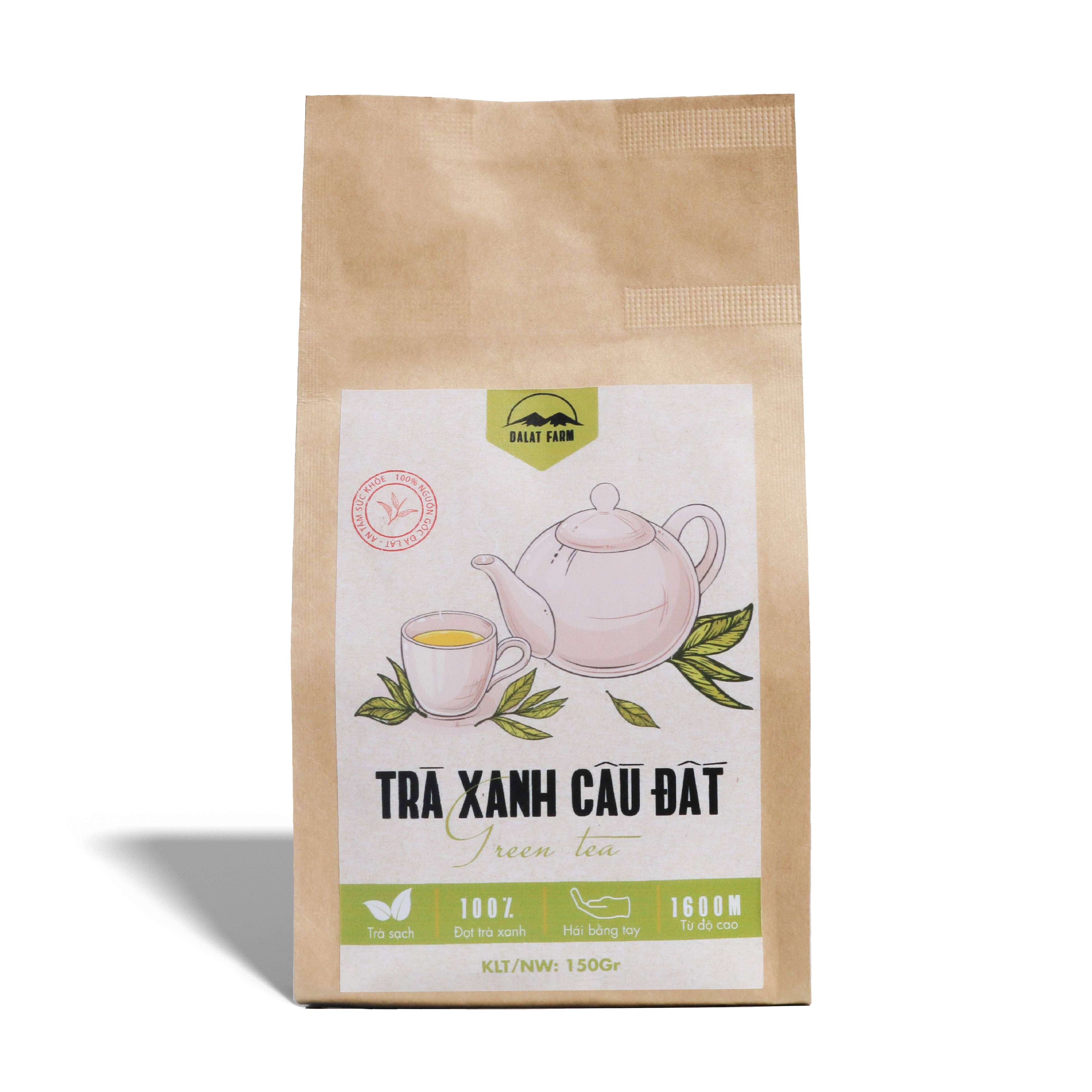 Trà Xanh Cầu Đất - Túi 150Gr (Green Tea)