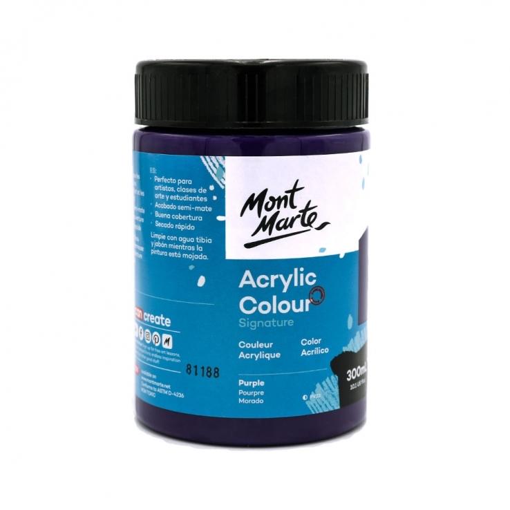 Màu Acrylic Mont Marte 300 ML MSCH3015 - Màu Tím