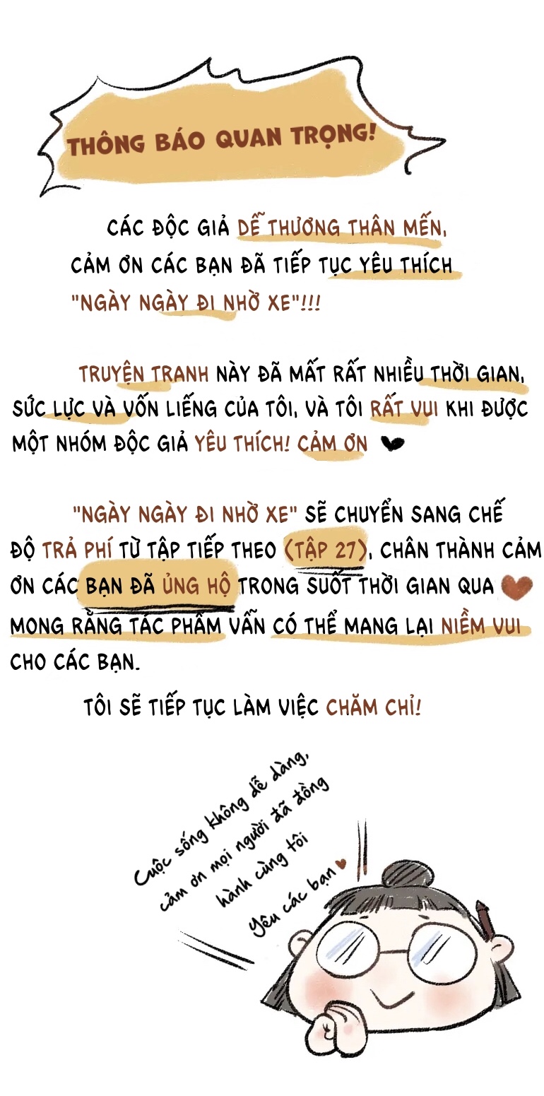 ngày ngày đi nhờ xe! chapter 26.5 62