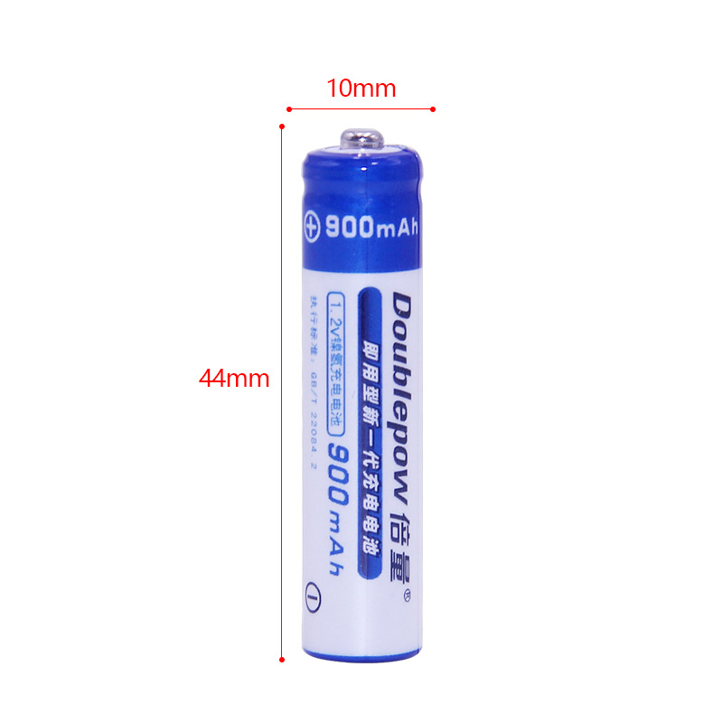 Bộ 4 Viên Pin Tiểu Sạc Cao Cấp AAA 900mAh Doublepow - Hàng nhập khẩu