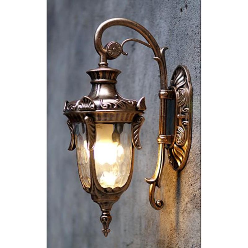 Đèn tường LEONA mạ crom cao cấp phong cách châu Âu chống nước tuyệt đối trang trí ngoài trời, ban công, hành lang