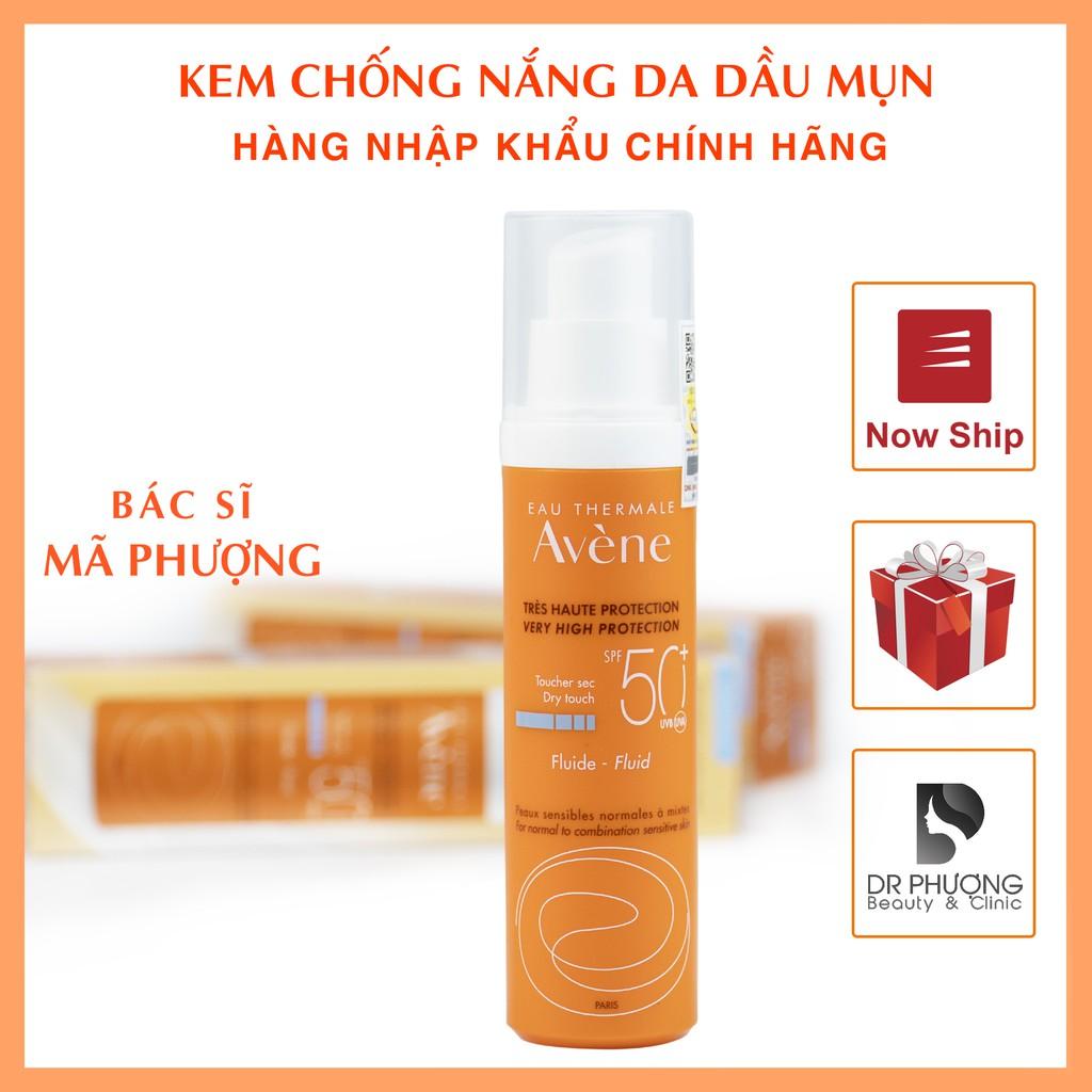 Kem chống nắng Avene Fluid da thường da hỗn hợp