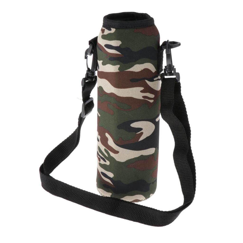 1.5L Water Bottle Holder Carrier Pouch Sleeve Bag Camping Hiking Black