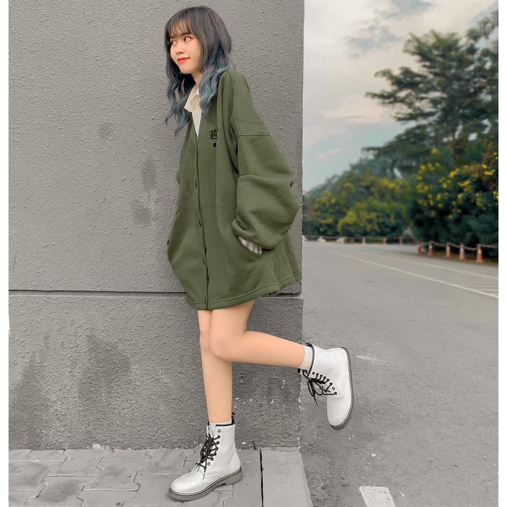 Áo khoác nỉ cardigan CUBE ulzzang 1HIT_UNISEX