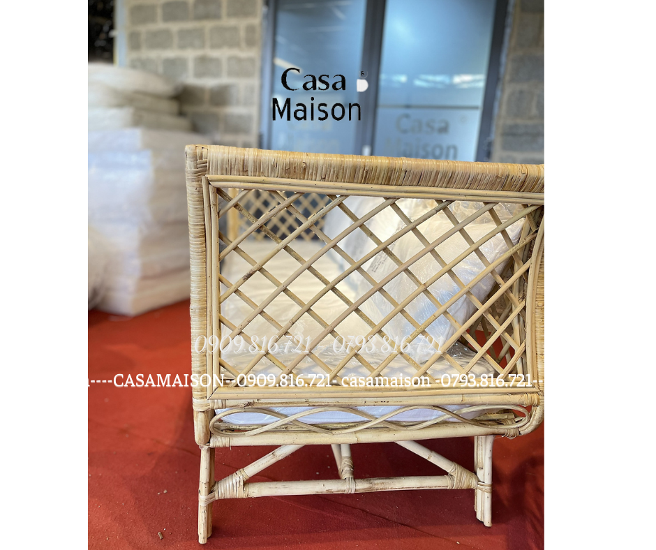 Ghế Sofa Mây Mang Phong Cách Venice Châu Âu-  Rattan Chair With The Western Style- CH0058.