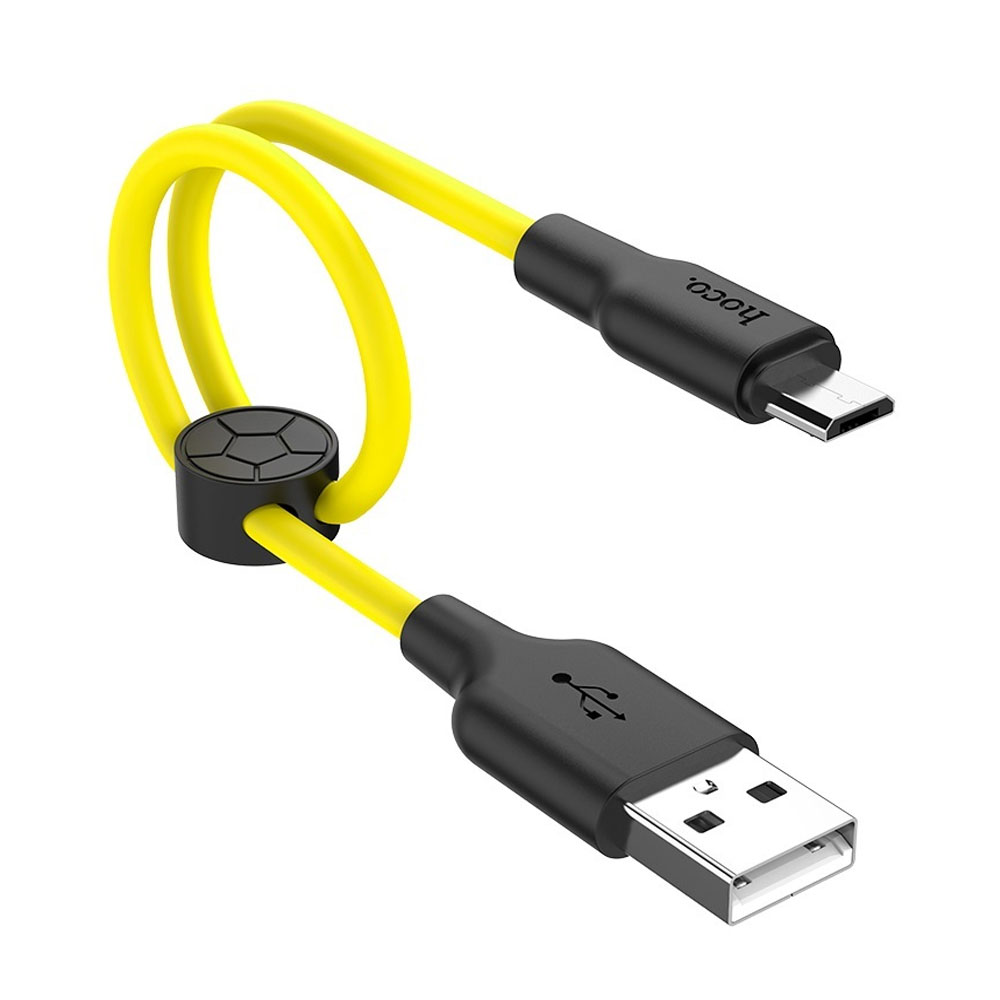 Cáp Sạc Hoco X21 Plus Micro  + Tặng Dây Quấn Cáp - Hàng Chính Hãng