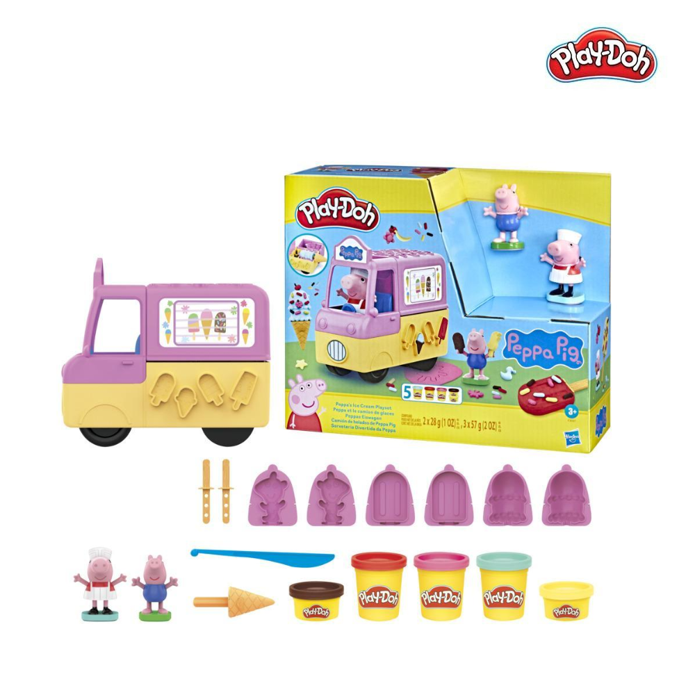 Bộ đồ chơi đất nặn xe kem Peppa Pig Play-Doh