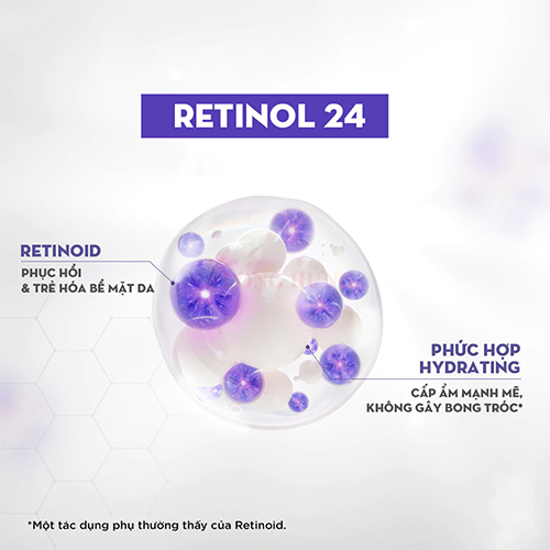 Tinh chất trẻ hóa da ban đêm Olay Regenerist Retinol 24 Night Serum (30ml) - Hàng chính hãng
