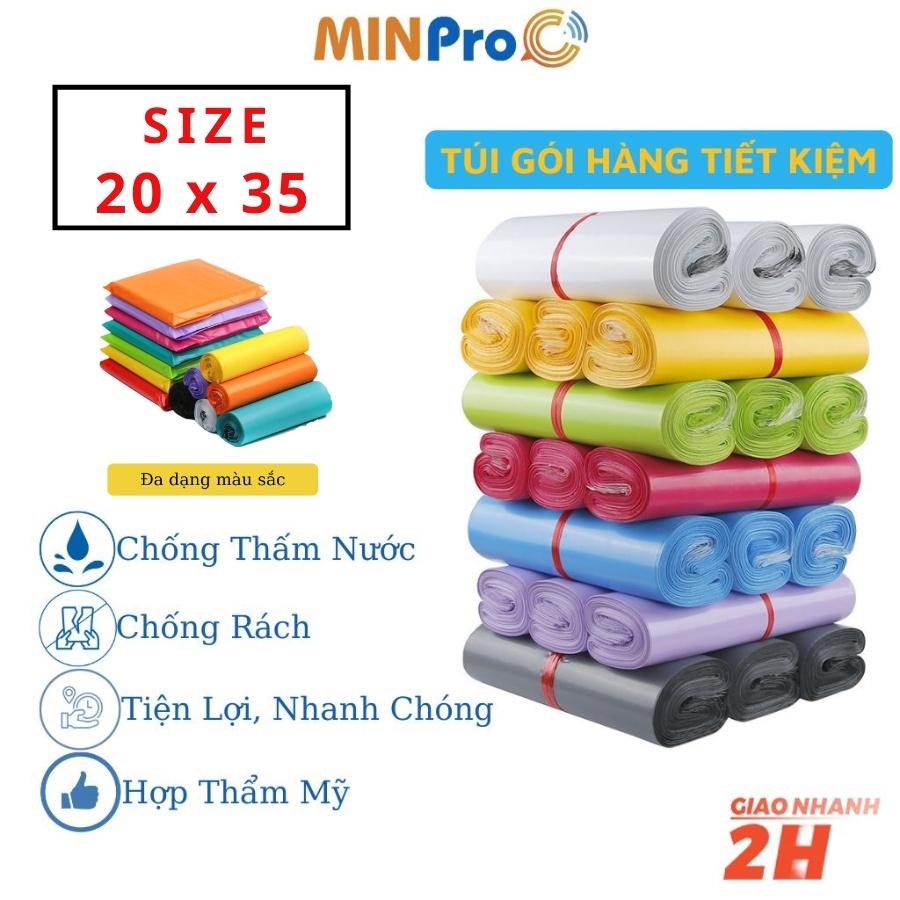 Túi niêm phong gói hàng 20x35cm MINPRO, túi đóng hàng niêm phong có sẵn lớp keo dán tự dính