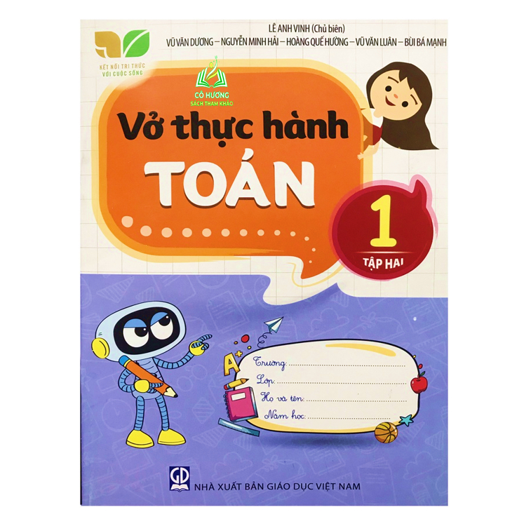 Sách Vở thực hành toán lớp 1 tập 2 ( kết nối tri thức )