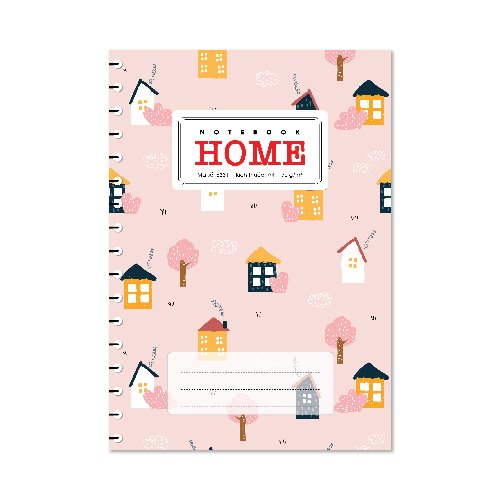 HẢI TIẾN Sổ lò xo bìa bồi cao cấp - Home