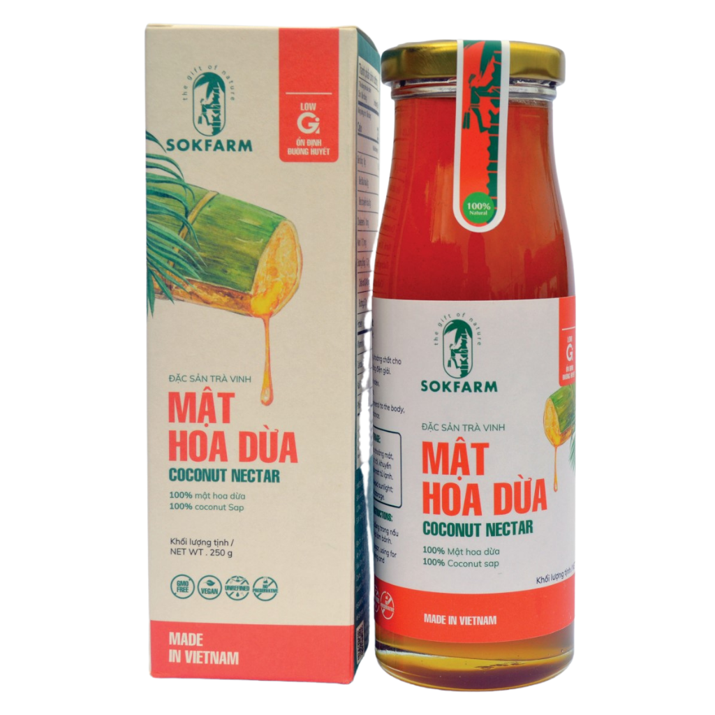 Mật Hoa Dừa SokFarm - Dành cho người Tiểu Đường