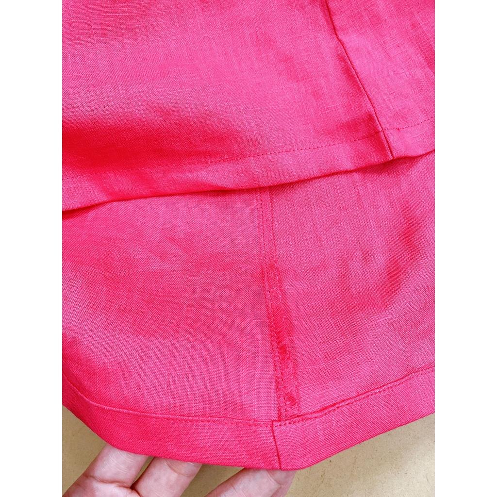 Áo hai dây LINEN TƯNG PREMIUM dáng chữ A. June A09
