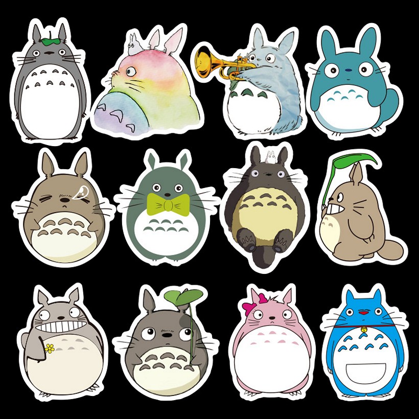 Bộ 50 miếng Sticker hình dán Totoro SetB