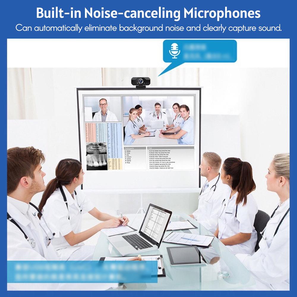 Camera hành trình HD 1080P USB tích hợp Micrô để truyền trực tuyến cuộc gọi Video cho máy tính xách tay