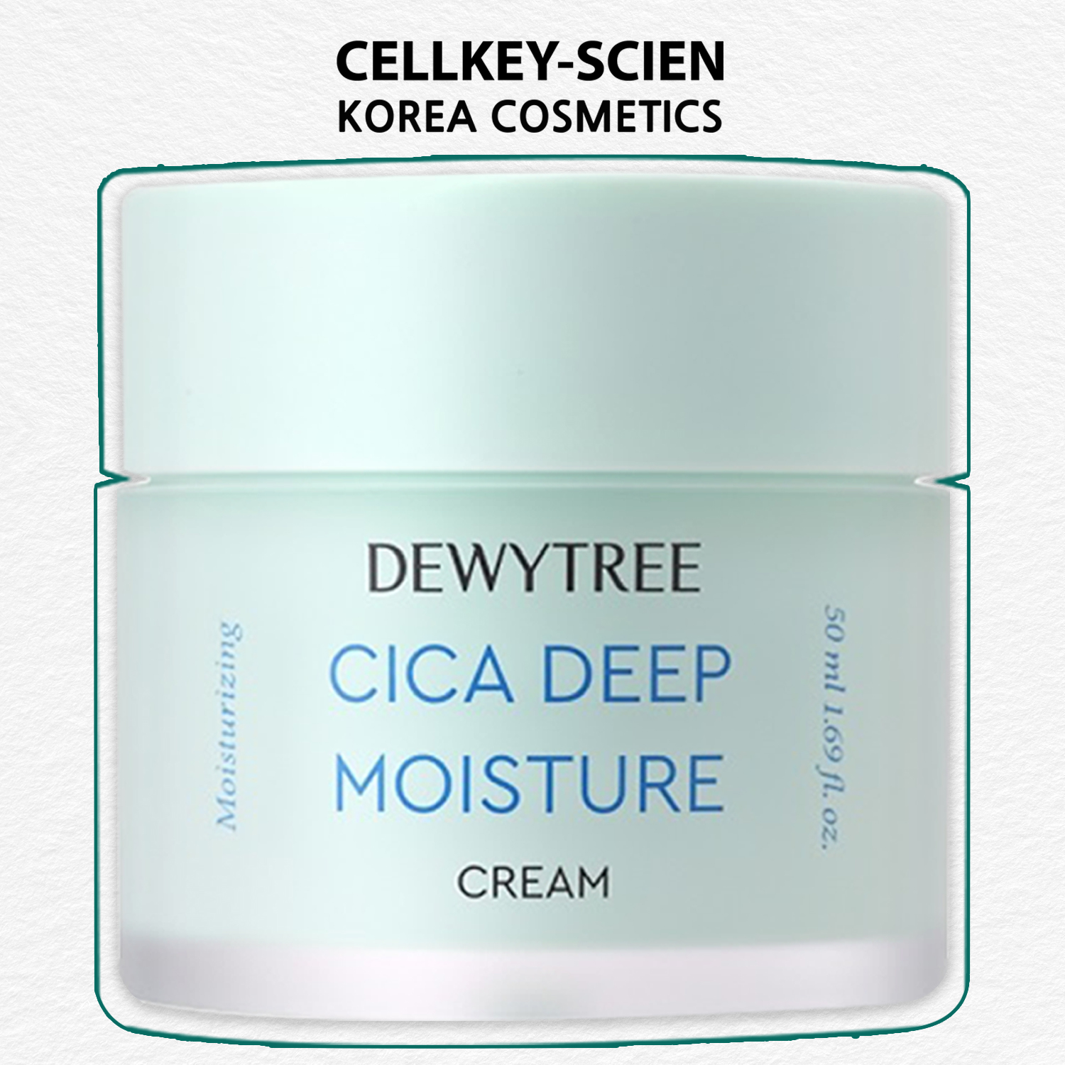 Kem Dưỡng Ẩm Trắng Da Rau Má Chống Nhăn Ngăn Ngừa Lão Hóa Dewytree A-Clean Cica Deep Moisture Cream 50ml