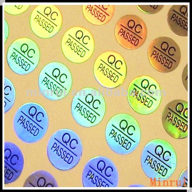 Tem 7 màu, Tem hologram chống hàng giả, tem niêm phong số lượng ít, giá rẻ, in nhanh