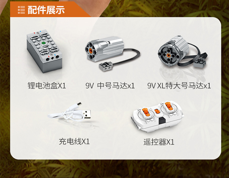 Đồ chơi lắp ráp , xếp hình Khủng Long bạo chúa có điều khiển bằng tay cầm remote hoặc qua app trên smartphone Tyrannosaurus Rex –SY205035- 1036 chi tiết