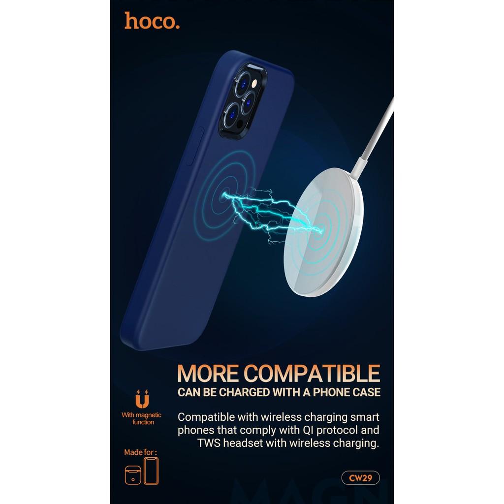 Sạc Không Dây Hoco -Sạc Không Dây Từ Tính 15W Hoco CW29 Cho Iphone - hàng Chính Hãng