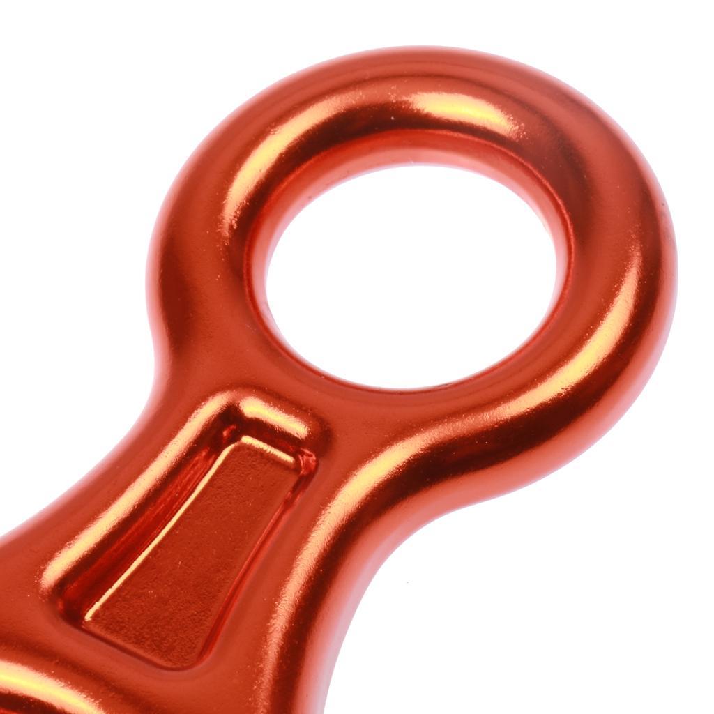 Figure 8 Mountaineering Climbing Tree Rock Rappelling Ring Belay Device 35KN