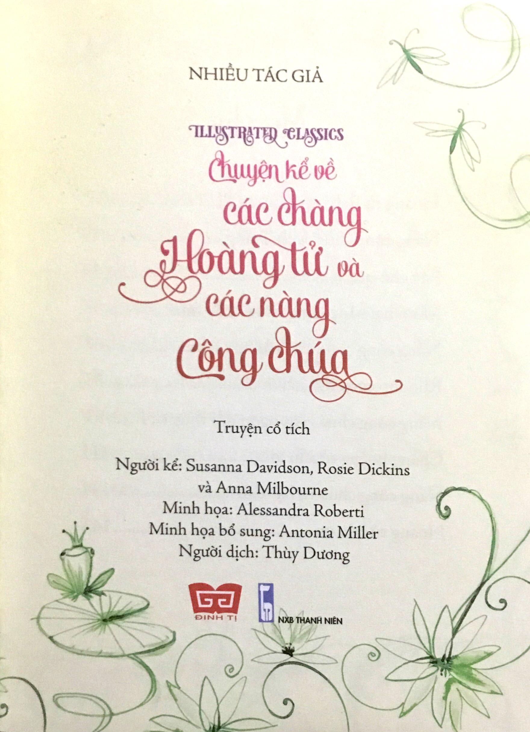 Sách Illustrated Classics - Chuyện Kể Về Các Chàng Hoàng Tử Và Các Nàng Công Chúa