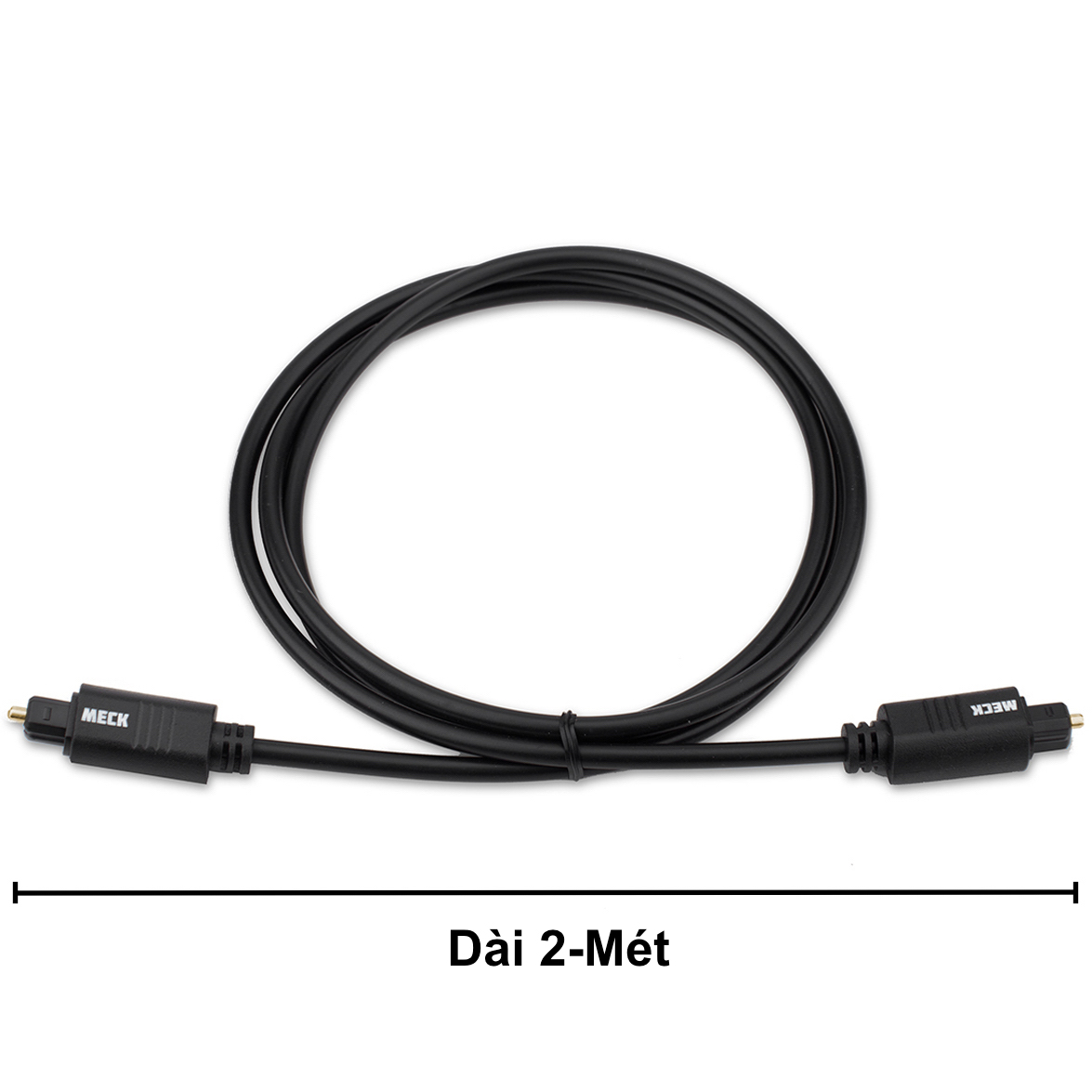 Dây Cáp Quang Âm Thanh Digital Optical Audio Toslink MECK (2m)